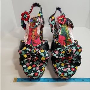 Irregular choice platform sandals